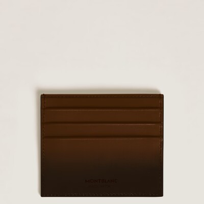 Porte-cartes Montblanc 6cc Meisterstück Sfumato brown
