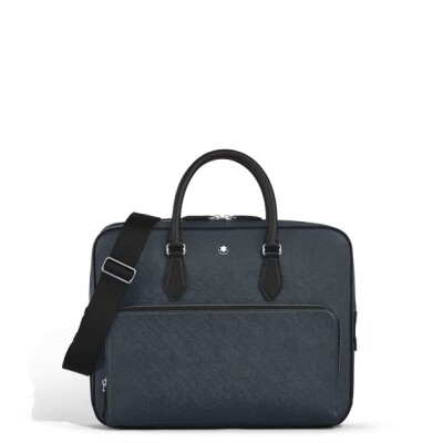 Porte-Documents Montblanc Moyen Modèle avec Poche en Cuir Sartorial
