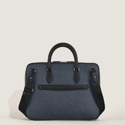 Porte-Documents Montblanc Moyen Modèle avec Poche en Cuir Sartorial