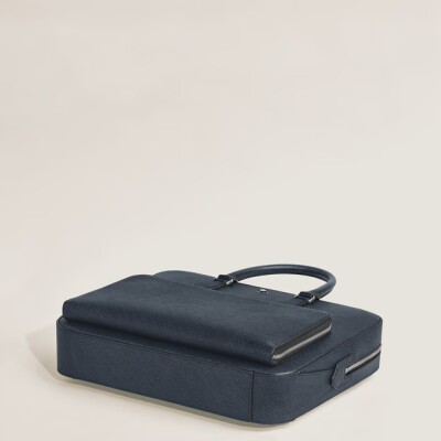 Porte-Documents Montblanc Moyen Modèle avec Poche en Cuir Sartorial