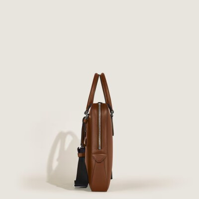 Porte-Documents Montblanc Fin en cuir Sartorial Fauve