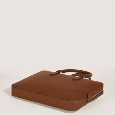 Porte-Documents Montblanc Fin en cuir Sartorial Fauve