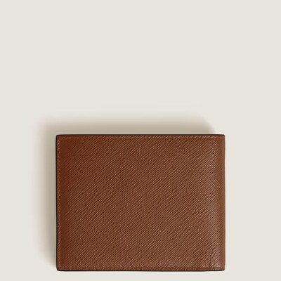 Portefeuille Montblanc 6cc en Cuir Sartorial Fauve