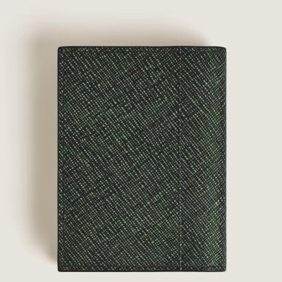 Porte-Cartes Montblanc 4cc en Cuir Sartorial Tweed Kaki