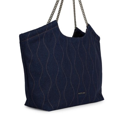 Sac cabas Nat & Nin MARCELLE Denim - Toile denim