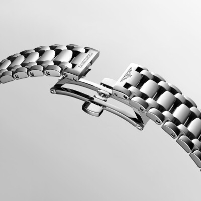 LONGINES PRIMALUNA, montre quartz, Ø 30.00 mm, acier.