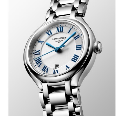LONGINES PRIMALUNA, montre quartz, Ø 30.00 mm, acier.