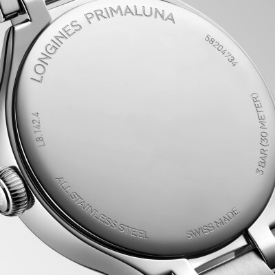 LONGINES PRIMALUNA, montre quartz, Ø 30.00 mm, acier.