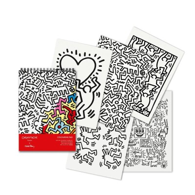 Bloc de coloriage A5 Caran d'Ache x Keith Haring - Edition spéciale