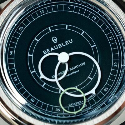 Montre automatique Mixte Seconde française Vert