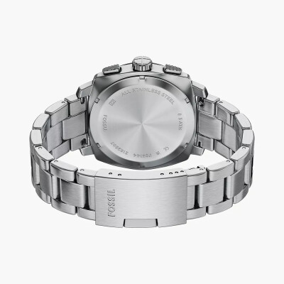 Montre Machine chronographe en acier inoxydable