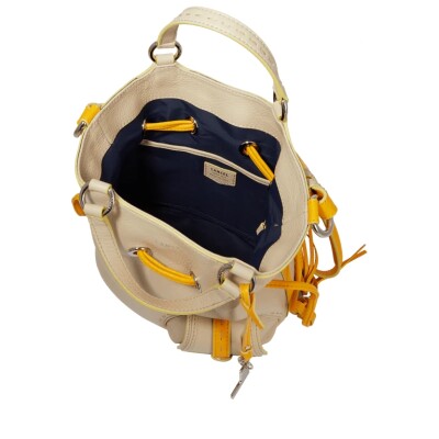 Sac à main seau Premier Flirt de Lancel M cuir Multico Dune