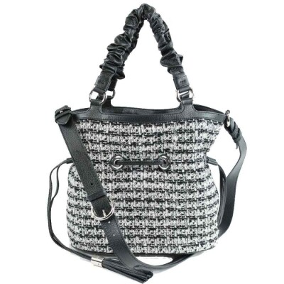 Sac à main Premier Flirt de Lancel M Textile Tweed Tartan