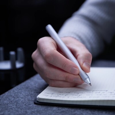 Stylo bille NOVIUM Hoverpen Classic Pearl Grey