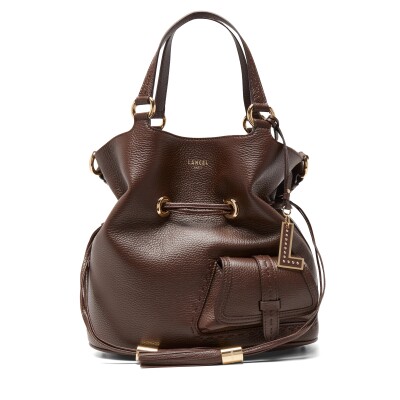 Sac à main seau Premier Flirt de Lancel M cuir Noix de coco