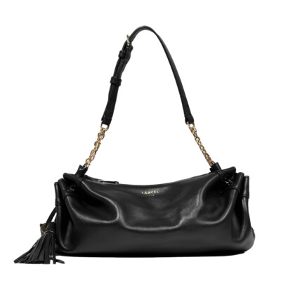 Sac Porté Croisé Zippé S MABELLE Noir