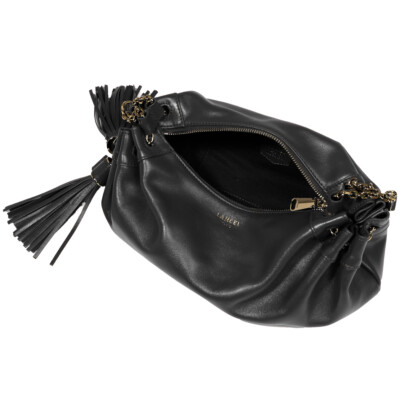 Sac Porté Croisé Zippé S MABELLE Noir