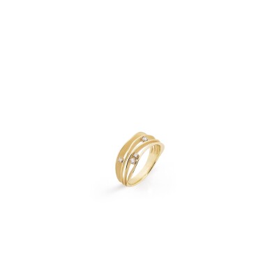 Bague AnnaMaria Cammilli Dune Yellow Surise Gold et diamants