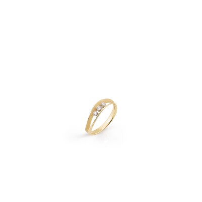 Bague AnnaMaria Cammilli Dune Yellow Surise Gold et diamants