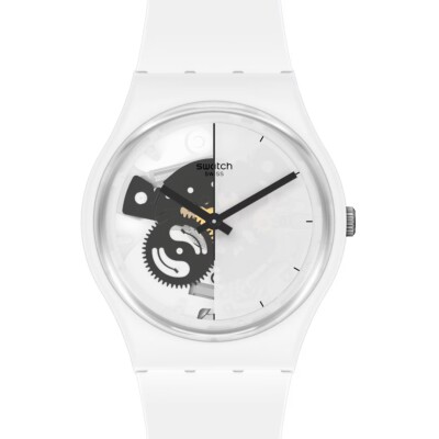 Montre SWATCH Live Time White