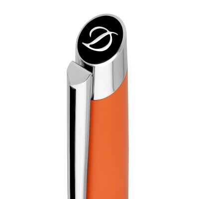 Stylo Bille ST Dupont Défi Milenium Orange / Chromé