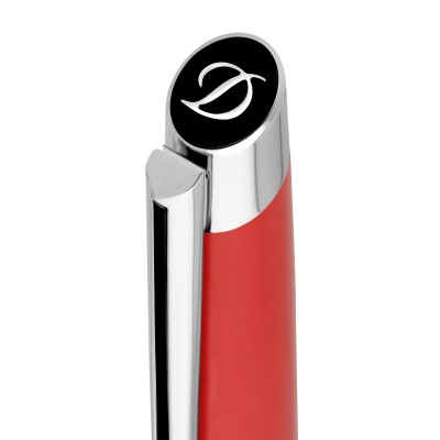 Stylo Bille ST Dupont Défi Milenium Rouge / Chromé