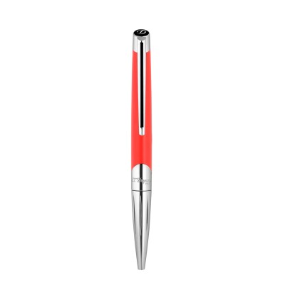 Stylo Bille ST Dupont Défi Milenium Rouge / Chromé