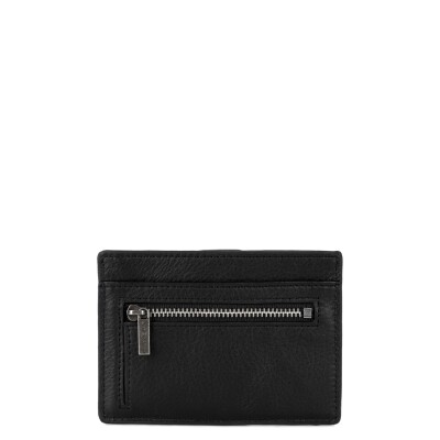 Porte cartes LANCASTER Soft Vintage Homme Noir