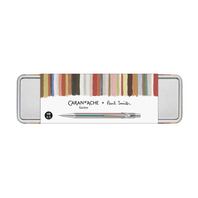 Porte-mine CARAN D'ACHE 849™ Paul Smith Gris argneté (0.5 mm) Edition 5 – Édition Spéciale
