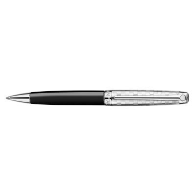 Set Stylo Bille Léman™ Damier & Étui Noir en Cuir