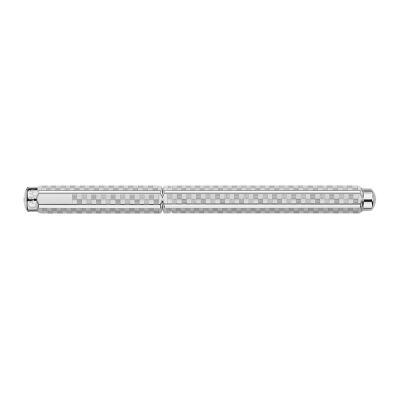 Stylo Plume Ecridor™ Damier Gris Argenté (M)