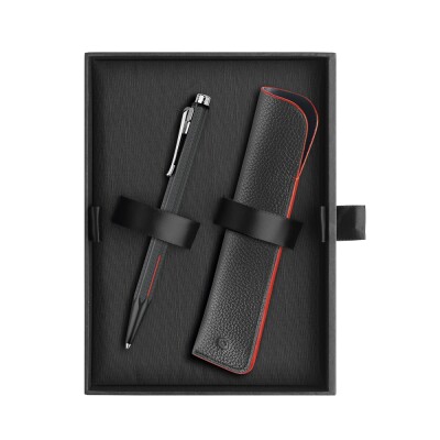 Set CARAN D'ACHE ECRIDOR™ RACING stylo bille et Étui en Cuir – Édition Spéciale