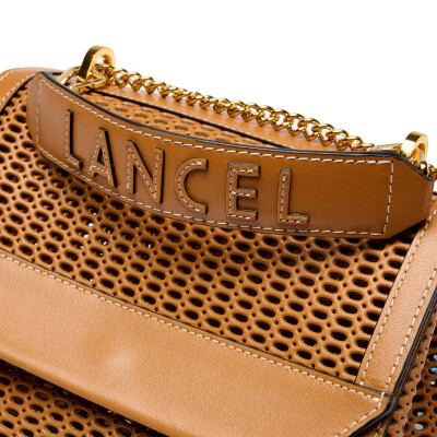Sac Lancel à rabat Ninon taille M cuir ajouré