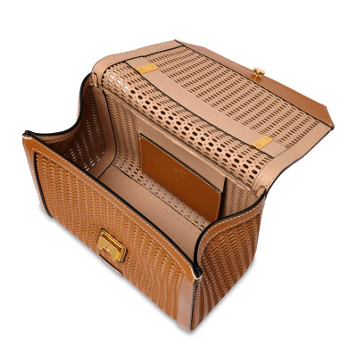 Sac Lancel à rabat Ninon taille M cuir ajouré