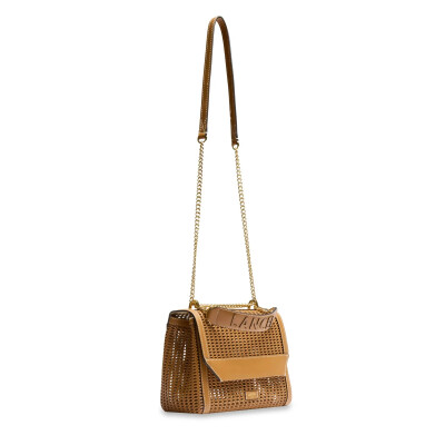 Sac Lancel à rabat Ninon taille M cuir ajouré