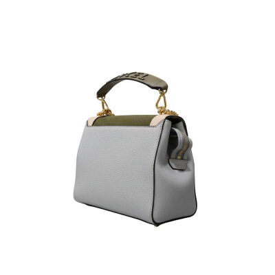 Sac à main à rabat Ninon taille M multicolor dark khaki with gold