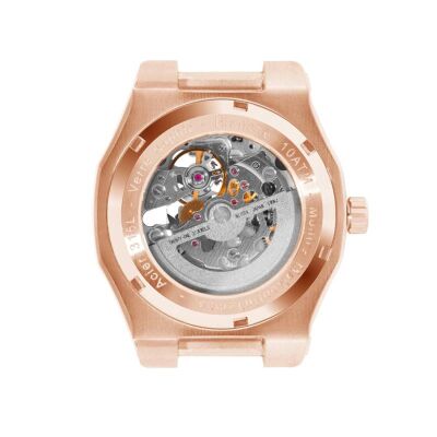 Montre MTBeta Skeleton Rose Gold Acier 150-A