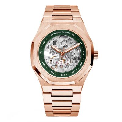 Montre MTBeta Skeleton Rose Gold Acier 150-A