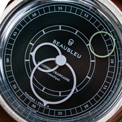 Montre Seconde Française 19.24 Gris Anthracite