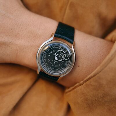 Montre Seconde Française 19.24 Gris Anthracite