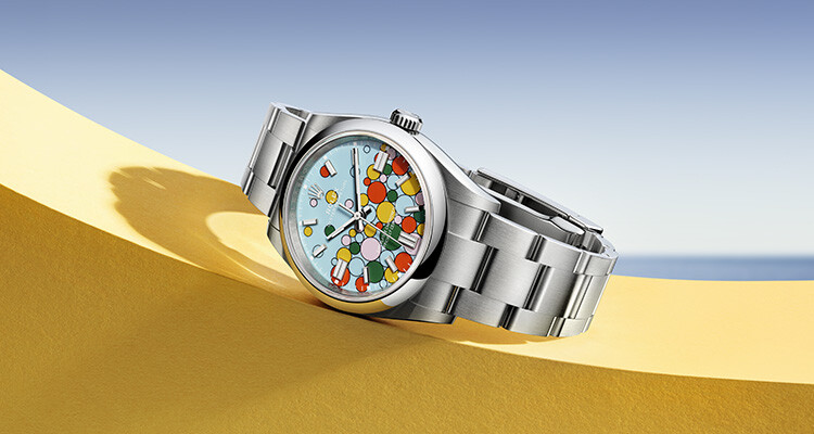 ROLEX OYSTER PERPETUAL at DOUX Joaillier