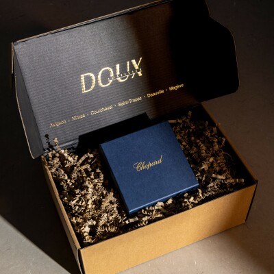 Chopard Happy Diamonds pendant, rose gold, diamonds