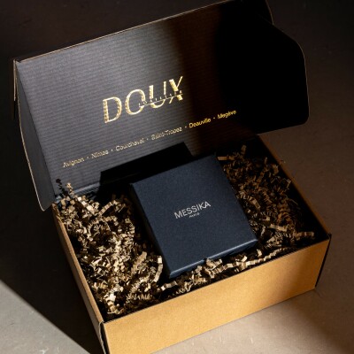 Bracelet manchette Messika Move Noa GM Ciselé en or jaune et diamants