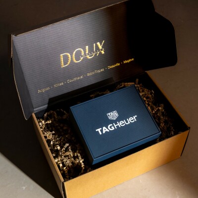 TAG Heuer Connected watch strap in red perforated rubber