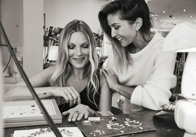 Valérie Messika et Kate Moss