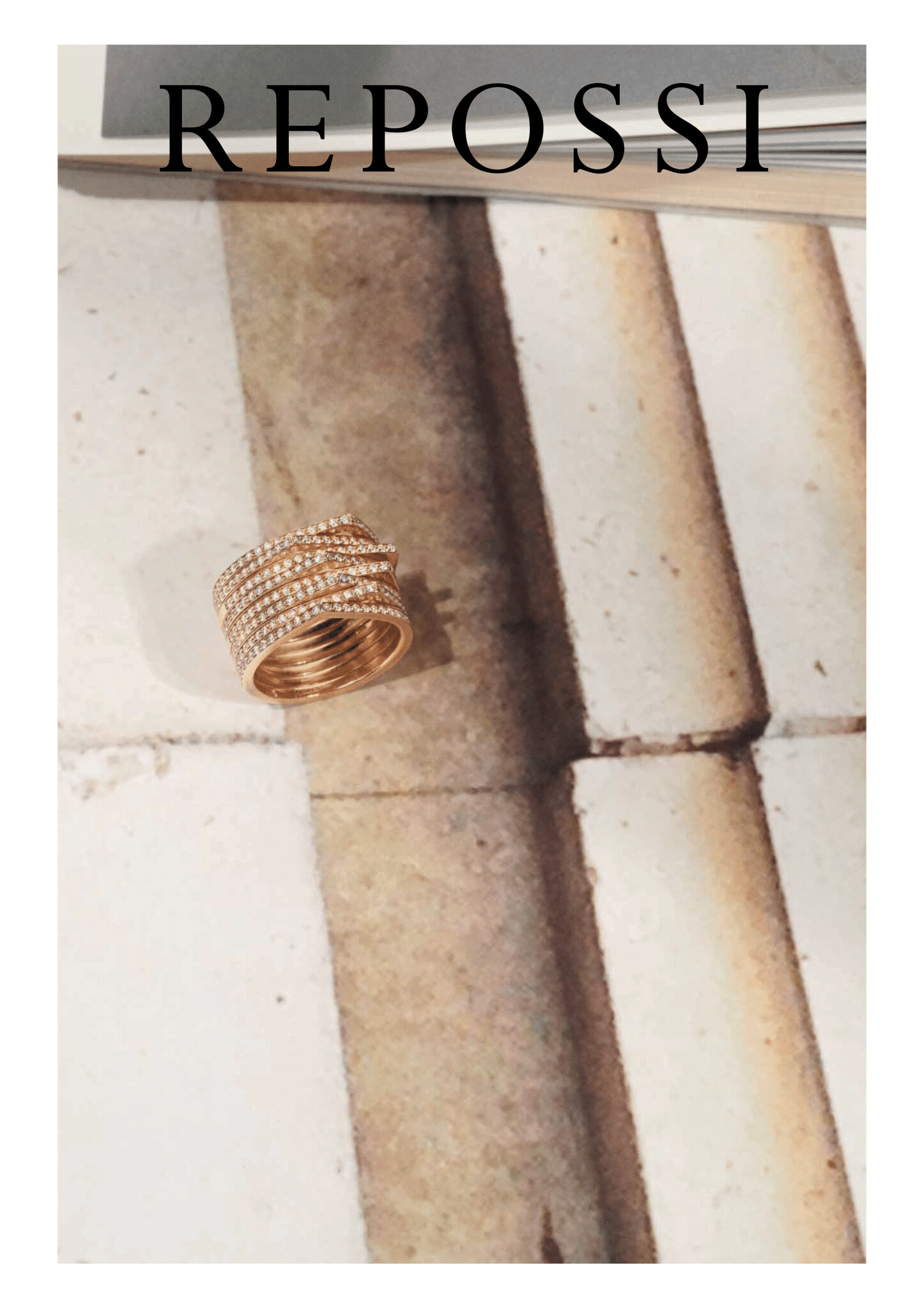 Bague Repossi Antifer or jaune et diamants