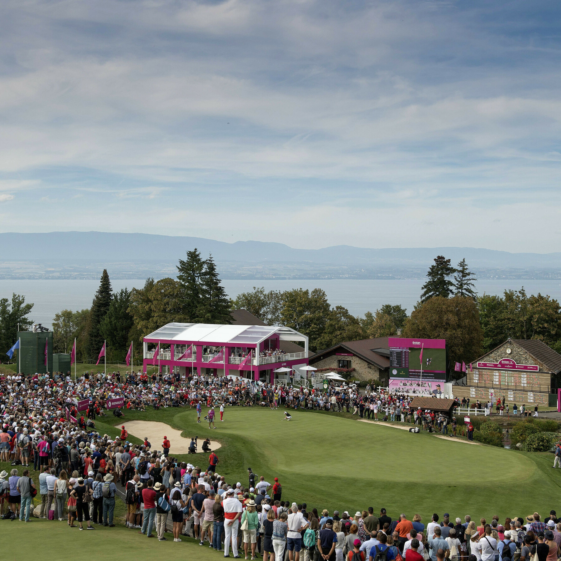 Parcours de golf lors d'un évènement