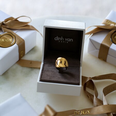 Bague Menottes dinh van R16 en Or jaune 