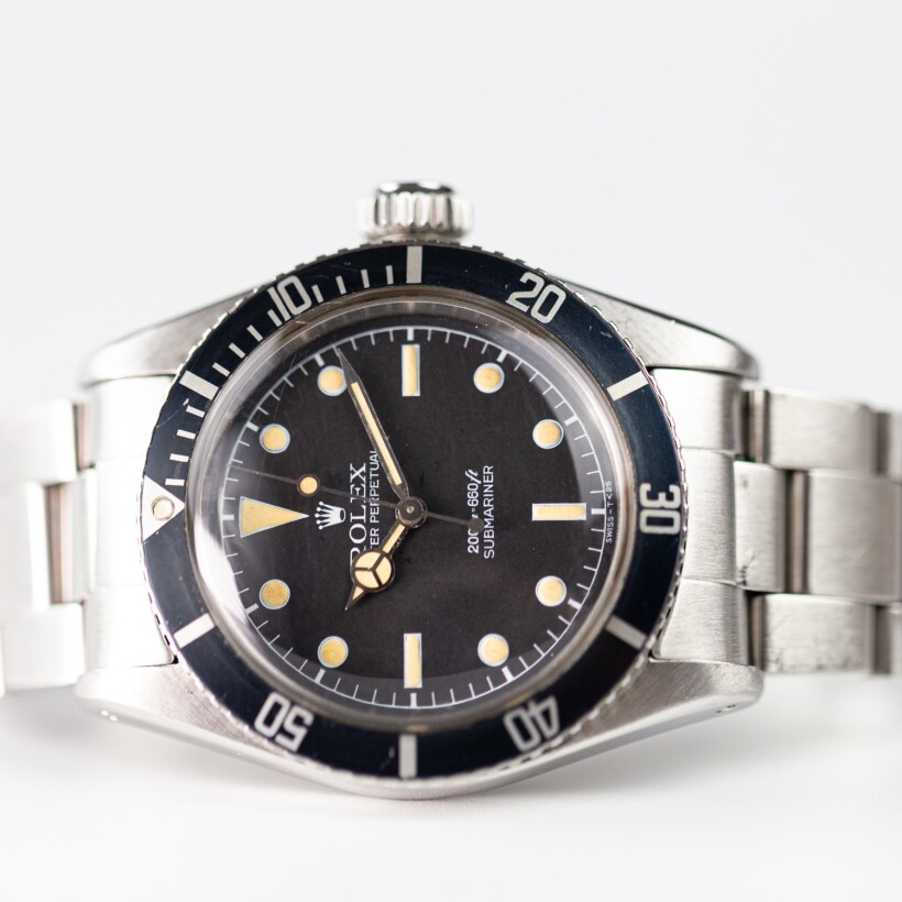 Pre-owned Rolex Submariner 38mm watch - 1956
