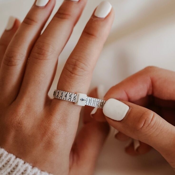 Multisizer - Mesureur De Taille De Bague - Ruban Ajustable Pour Déterminer Ta Pointure à La Maison